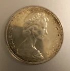 1966 Canada Canadian Silver Dollar Voyageur Canoe circulated .60 oz.