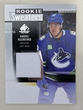 Andrei Kuzmenko Canucks 22-23 Upper Deck SP Game Used Rookie Sweaters #RS-AK RC