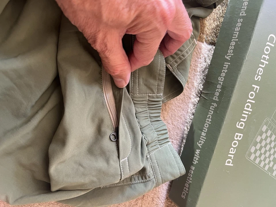 Pantalones cortos cargo verde exOffico para hombre talla 40 Foto 3 de 4