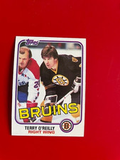 1981-82 Topps hockey set break #71E Terry O'Reilly - Boston Bruins NRMT