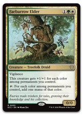 Faeburrow Elder #53 (NM) Commander: Lorwyn Eclipsed ECC Magic MTG