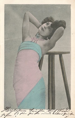 389945) Nice Erotic Postcard expired 1906