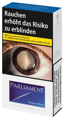 Stange Parliament Night Blue Long Zigaretten NEU&OVP 5x10x20 zu 9,50/95,00