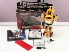 1985 Hasbro G1 Transformers Autobot Grapple W Box Instructions Brochure