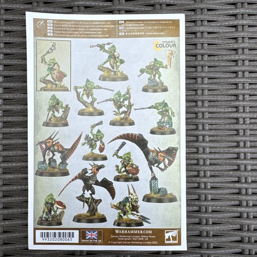 10 Hunters of Huanchi + 3 terrawing + cards Warhammer warcry Seraphon Painted - Picture 20 of 23