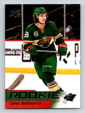 #9 Calen Addison 2021-22 Upper Deck Star Rookie ( RC Wild