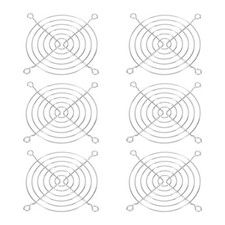 90mm Fan Finger Grill, 6 Pack 304 Stainless Steel Grill Protector for 90mm