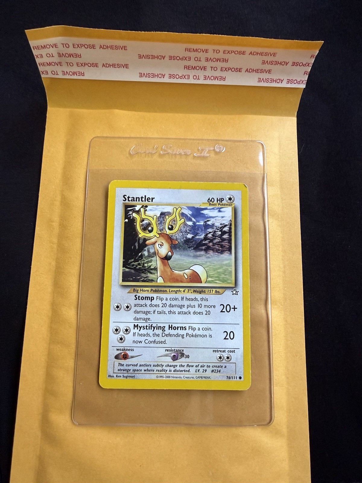 Stantler 76/111 Neo Genesis Regular Pokemon TCG Lightly Played