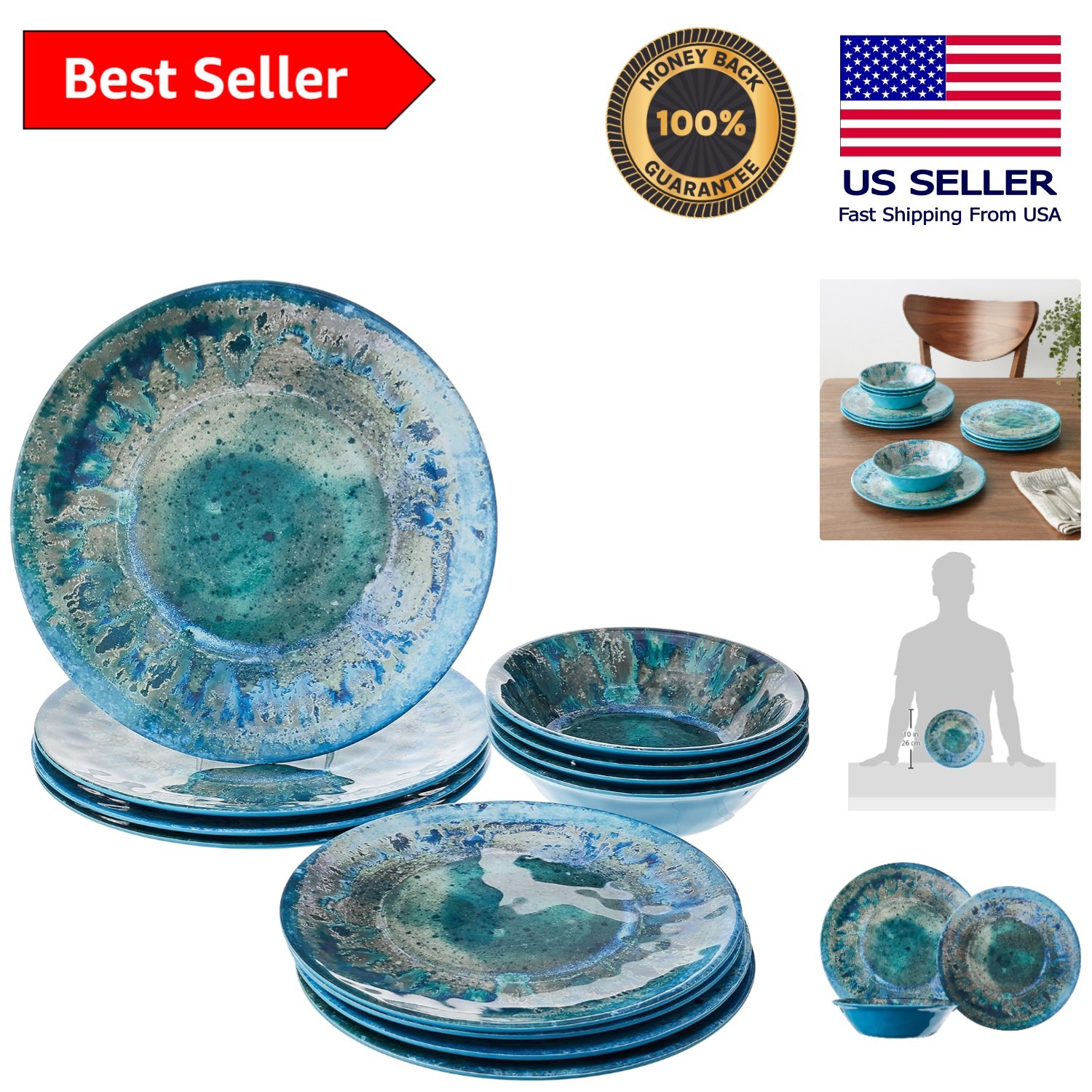 &ndash; Dishwasher Safe Elegance