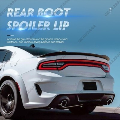 Rear Spoiler Wing For 2015-2022 Dodge Charger SRT SXT Hellcat Style Gloss -NEW-