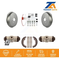 Rear Coated Brake Drum Shoe Spring And Cylinder Kit For 2009-2013 Toyota Corolla