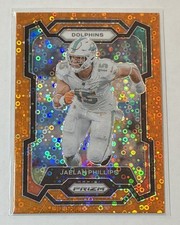 Jaelan Phillips ORANGE DISCO PRIZM - Dolphins - 2023 Panini Prizm Football