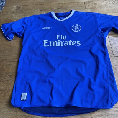 Chelsea FC Umbro Fly Emirates XL 2003/2005 Reversible Shirt UK