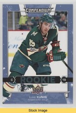 2017-18 Upper Deck Compendium Rookies Blue Luke Kunin #885 READ 01ks