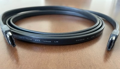 Linoya SATA II Style 2725 / E315618 26AWG 30V VW-1 Cable - 6ft - Black