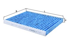 Innenraumfilter CareMetix® KNECHT LAO 463 Aktivkohlefilter für FORD TOURNEO MAX