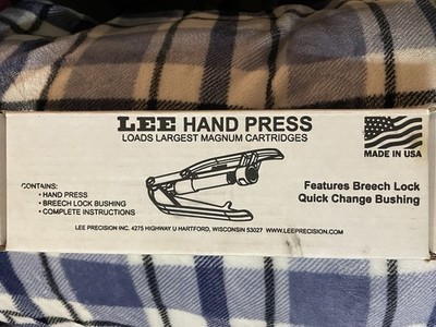 Lee Precision Hand Press Breech Lock Quick Change Bushing Reloading Press