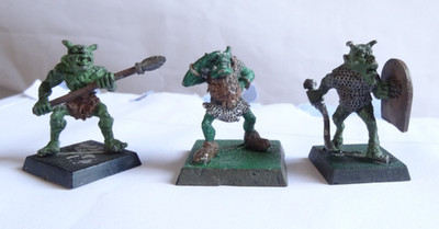 Warhammer Old World Metallmodell Wasserspeier & Ork