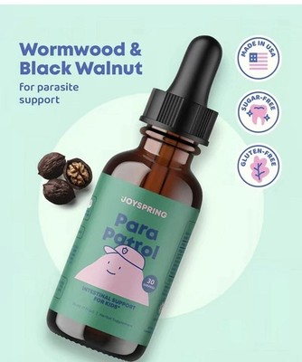 JoySpring Kids' Liquid Cleanse   Natural Digestive Health Support - 1 oz NEW