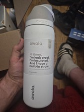 owala 32oz freesip stainless steel water bottle. Shy Marshmallow Color