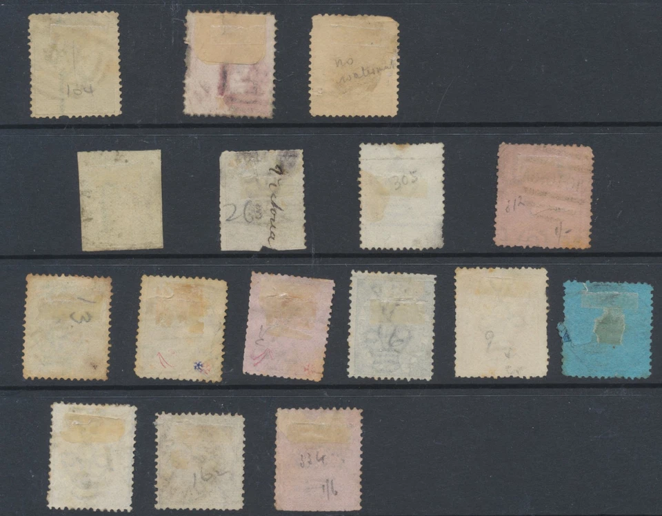 Victoria Stamps 1867-1887 SG108d;da;110e;123;131;132c;134a;136;a;137a;138;185 — 第 2/2 张图片