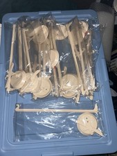 Plastic Doll Stands Beige