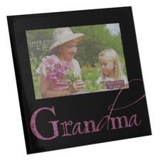 Image of Grandma Glitter Glass Photo Frame