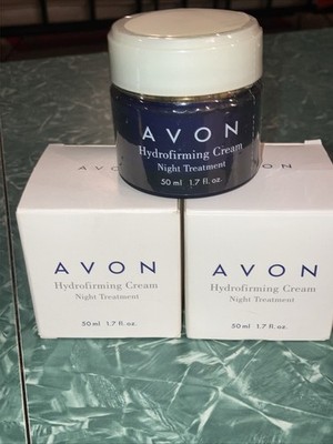 New NOS Avon hydrofirming Cream night treatment sealed in box lot of 2 1.7 Oz