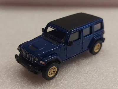 Micro City Herpa 87MC000013 Jeep Wrangler Rubicon Unlimited 2017 Blau 1:87 OVP