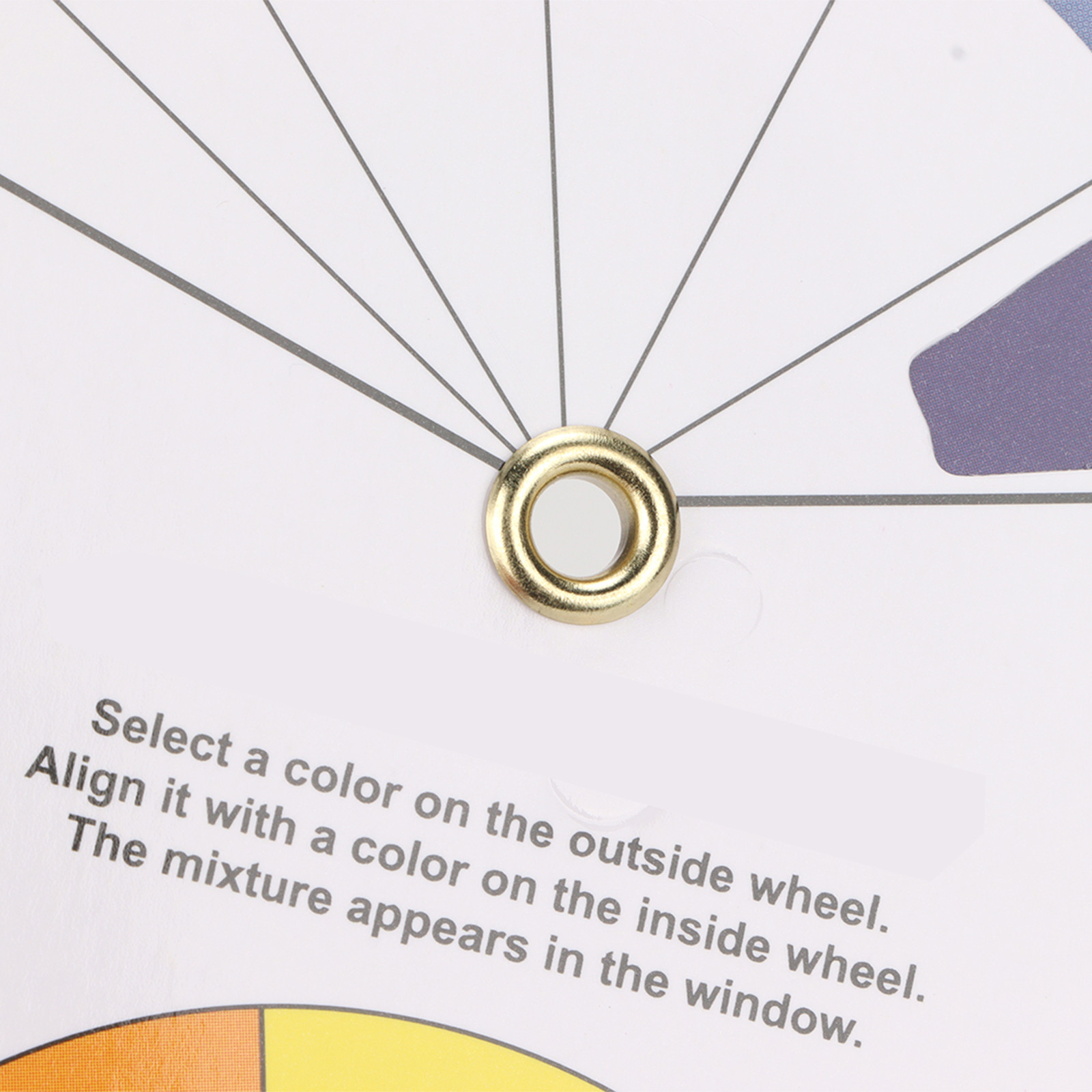 Color Wheel Reversible Blending Effect Operation Fine Workmanship Wheel Poster L