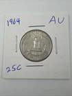 90% Silver Quarter 1964 AU