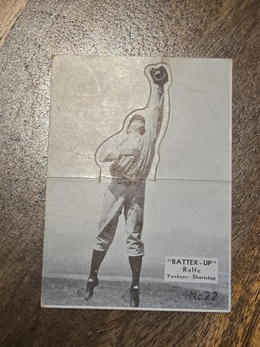 Red Rolfe #22 1934 Batter Up card