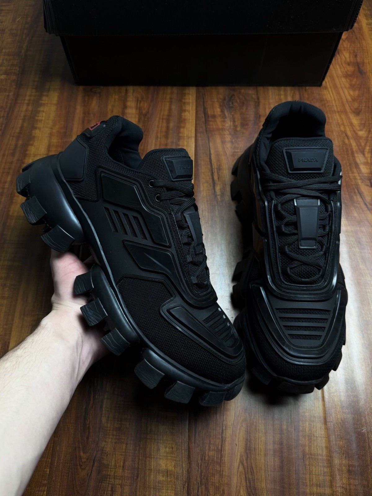 Prada Cloudbust Thunder Technical All Black Mens … - image 1