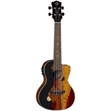 Luna Guitars Vista Wolf, 4-String Concert Acoustic/Electric Ukulele...