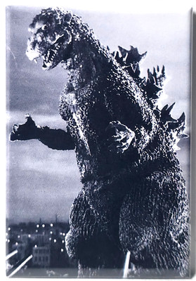Godzilla 2''x3'' MAGNET Fridge Locker Image 3 FREE SHIPPING Retro Sci-Fi Horror
