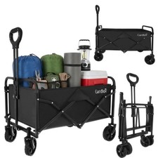 CARRELLO PIEGHEVOLE TRASPORTO RUOTE SALVASPAZIO SPIAGGIA GIARDINO 100 KG PVC