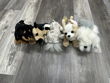 GANZ Webkinz Plush Lot of 5 Dogs Schnauzer Chihuahua Shepard Rottweiler