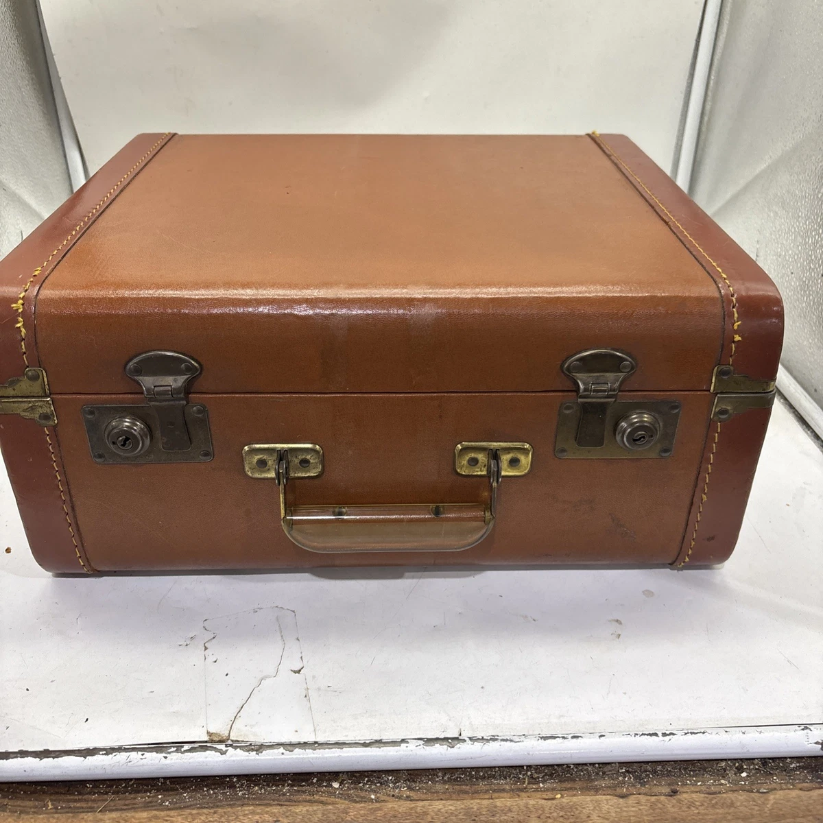 Brown Vintage Suitcases Travel Accessories for sale | eBay