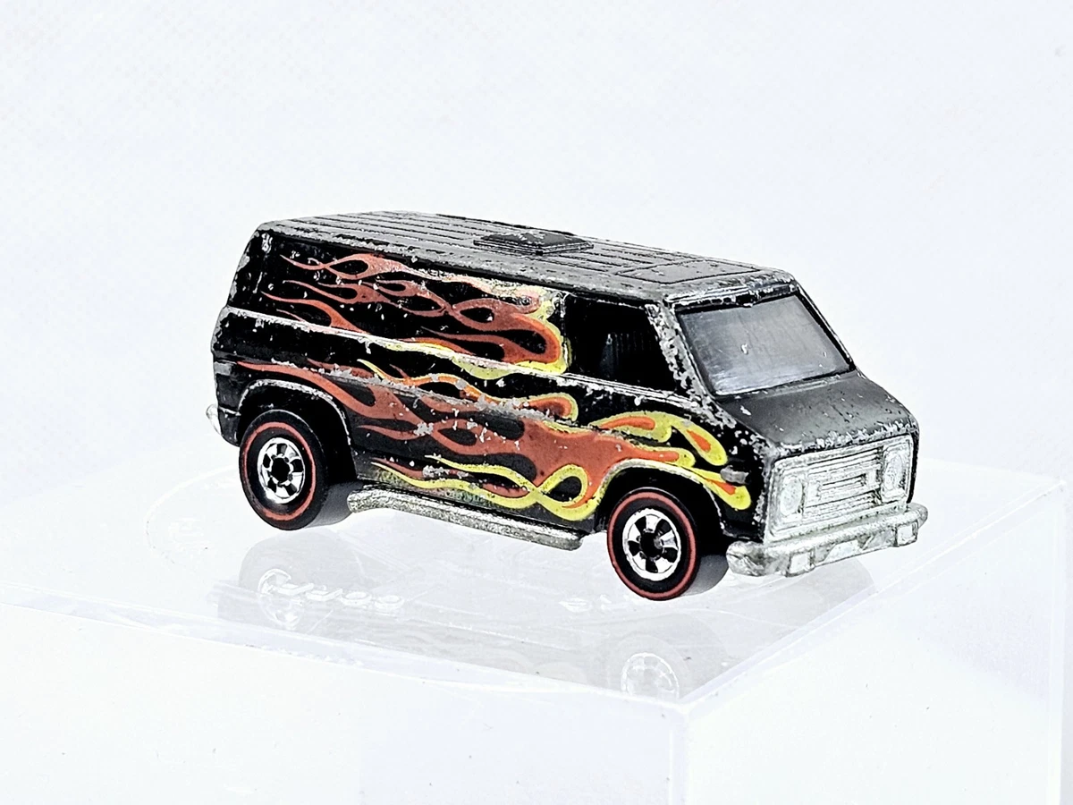 Hot Wheels Redlines Black Vintage Manufacture Diecast Vans for