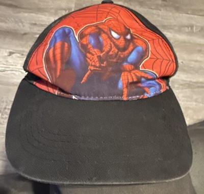 MARVEL SPIDERMAN Boys Adjustable Back 100% COTTON BASEBALL HAT CAP