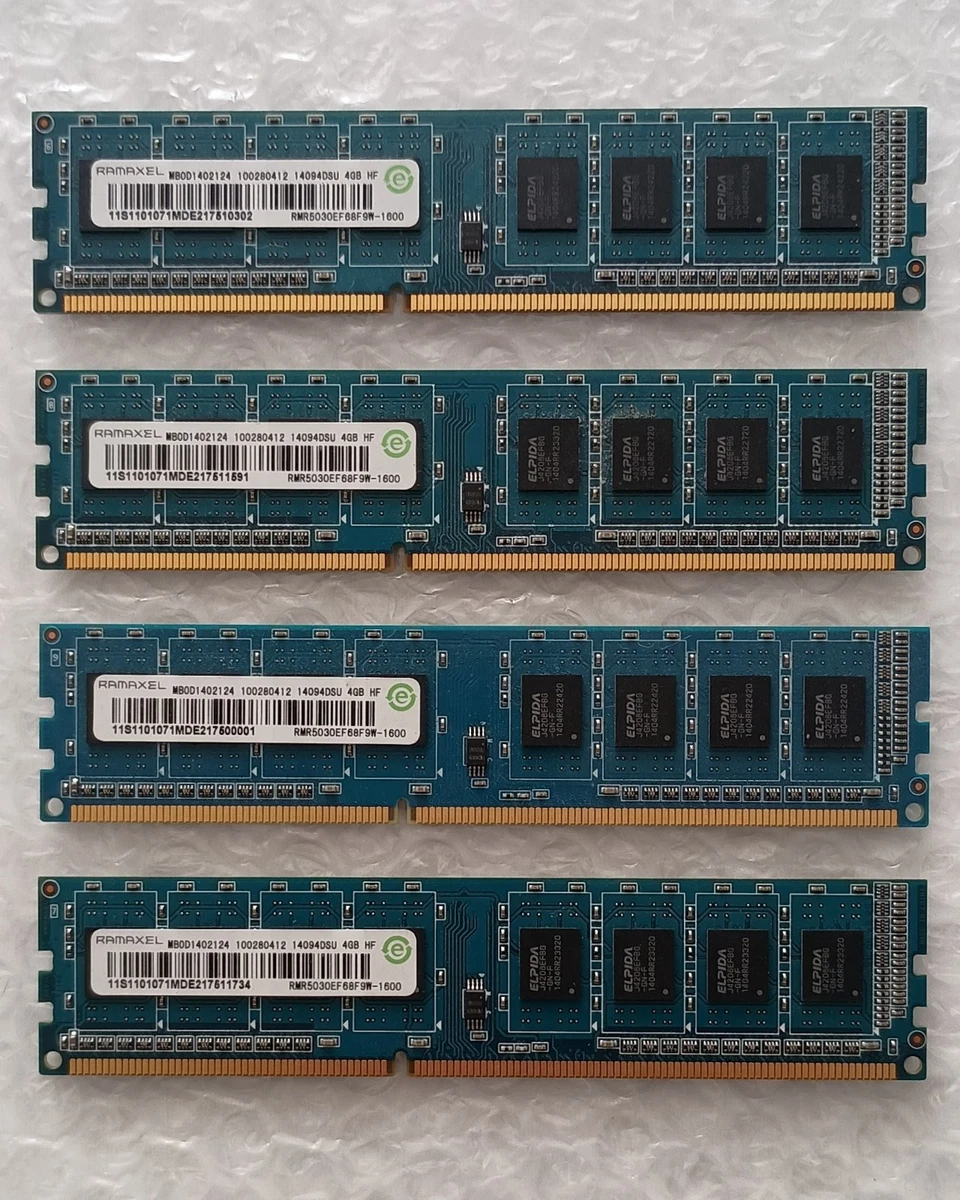 Ramaxel 4 GB Capacity per Module Computer RAM 16 GB Total Capacity