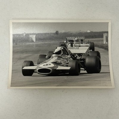 Vintage Racing Photo British Grand Prix 1970 Tim Schenken Car Photograph Print