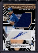 2019 Elite Extra Andres Gimenez Future Threads Signatures Black #/99