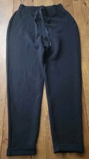 SPANX Women's High Rise Cuff Ankle Jogger Pants Solid Black Size Small