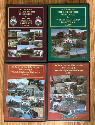 A Year In The Life Of The Ffestiniog & Welsh Highland Railway DVD LOT PAL