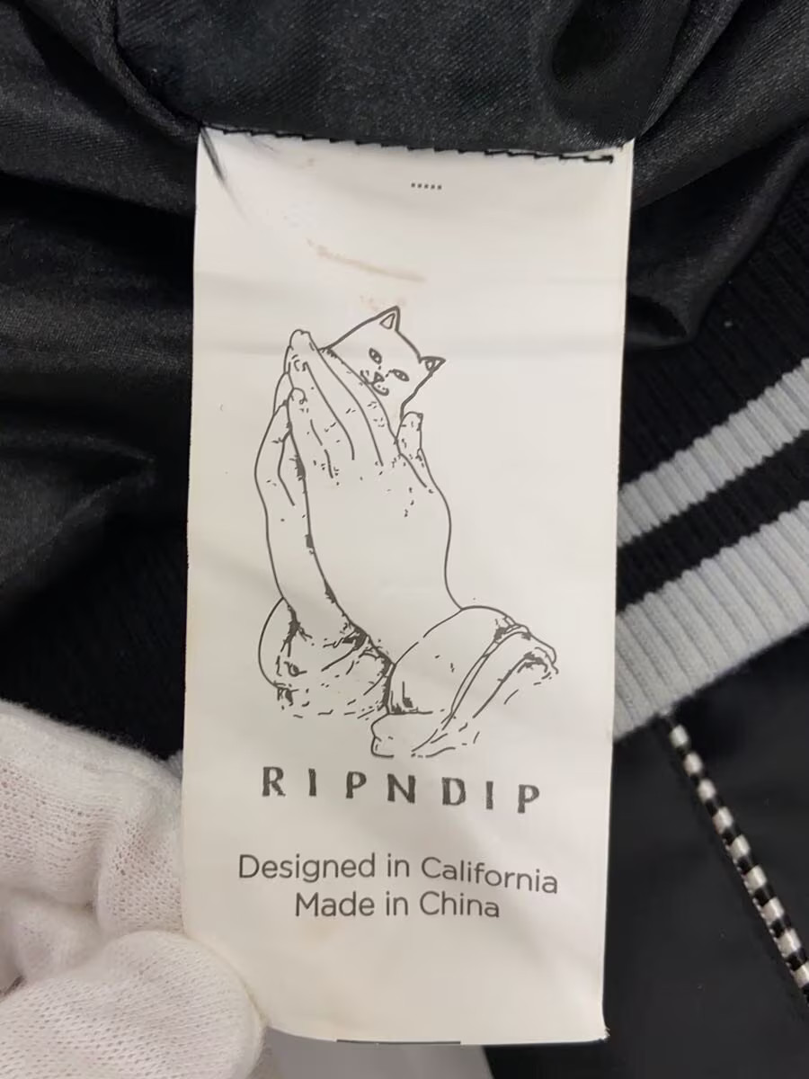 RIPNDIP Sukajan Jacket, Large, Polyester, Black, … - image 4