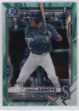 2021 Bowman Draft Chrome Aqua Lava Refractor 140/199 Edwin Arroyo #BDC-74 0co5