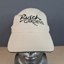 BUSCH GARDENS ADJUSTABLE STRAPBACK BASEBALL HAT/CAP, AMUSEMENT PARK/OUTDOOR
