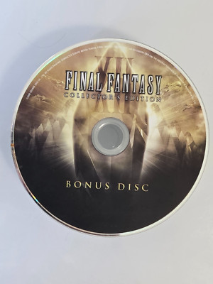 Final Fantasy XII Collector's Edition BONUS DISC (Sony PlayStation 2 2006) *READ