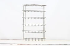 Vintage Metal Wire Shelf Wall Display Store Display Rack